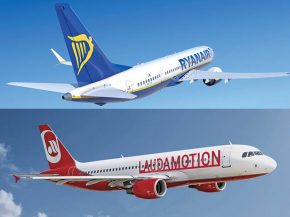 La compagnie aérienne low cost Ryanair a annoncé pour cet été un total de 60 nouvelles liaisons opérées par Laudamotion, rel