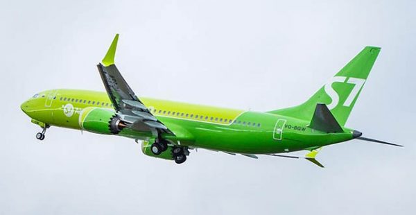 La compagnie aérienne S7 Airlines a pris possession du premier des onze Boeing 737 MAX 8 attendus, appareil dont elle est cliente
