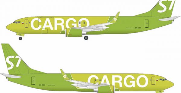 La compagnie aérienne S7 Airlines lancera cet automne ses premiers vols tout-cargo, via la location de deux Boeing 737-800BCF.

