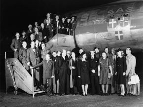 
La compagnie aérienne SAS Scandinavian Airlines a célébré dimanche le 75eme anniversaire de sa naissance, l’avenir étant t