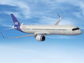 
La compagnie aérienne SAS Scandinavian Airlines a inauguré jeudi sa nouvelle liaison entre Copenhague et New York-JFK, faisant 