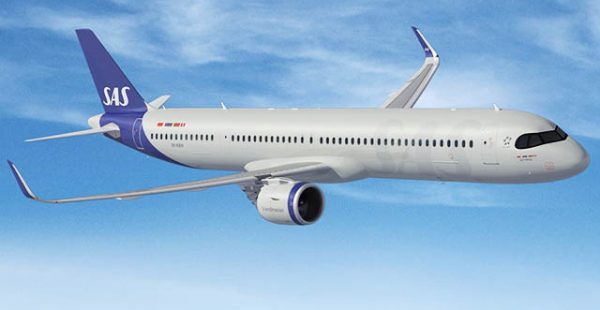 Le premier des trois Airbus A321neo LR pris en leasing par la compagnie aérienne SAS Scandinavian Airlines entrera en service en 