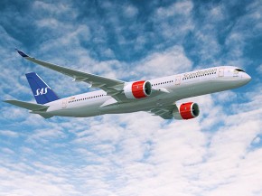 Les Airbus A350 de la compagnie aérienne SAS Scandinavian Airlines seront équipés d’une connectivité Inmarsat GX Aviation qu