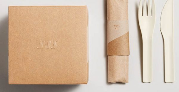 La compagnie aérienne SAS Scandinavian Airlines adopte de nouveaux cubes New Nordic plus durables pour les menus servis à bord d