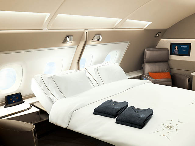 A380 de Singapore Airlines : 12 exemplaires auront les nouvelles cabines 1 Air Journal