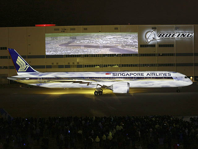 Boeing : le premier 787-10 livré à Singapore Airlines (photos, vidéo) 1 Air Journal