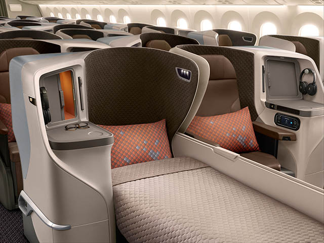 Singapore Airlines : les nouvelles cabines du 787-10 en photos 1 Air Journal