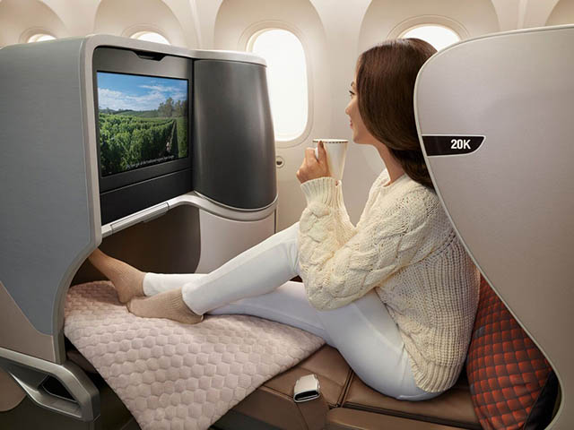 Singapore Airlines : les nouvelles cabines du 787-10 en photos 2 Air Journal