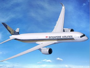 Singapore Airlines (SIA) a annoncé qu’Adélaïde en Australie sera la destination de lancement de son Airbus A350-900 XWB confi