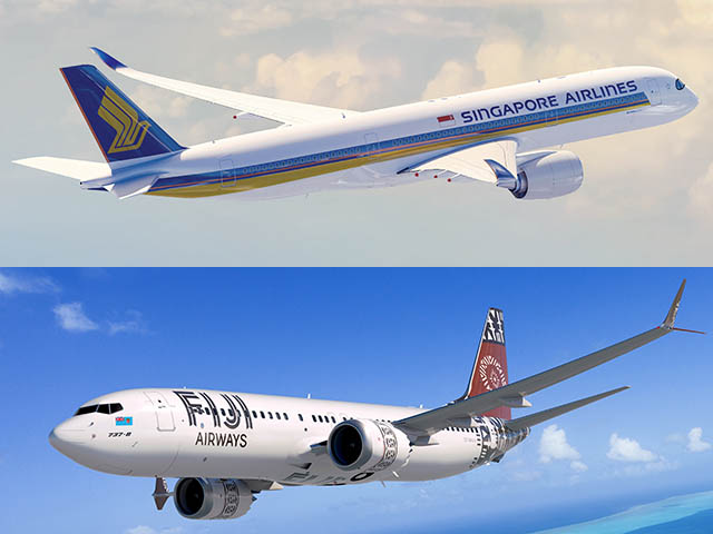 Singapore Airlines signe avec Fiji Airways 1 Air Journal