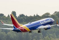 
Un Boeing 737 MAX 8 de la compagnie aérienne low cost Southwest Airlines a du faire-demi tour dimanche suite à un choc aviaire 