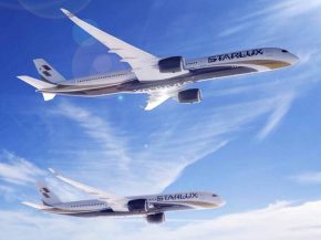 La future compagnie aérienne StarLux Airlines devrait confirmer cette semaine l’acquisition de douze Airbus A350-1000 et cinq A