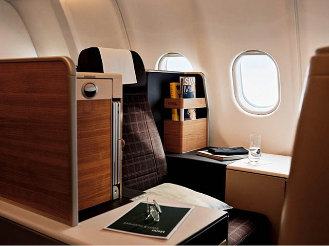 L’A340 réaménagé de Swiss décolle 155 Air Journal