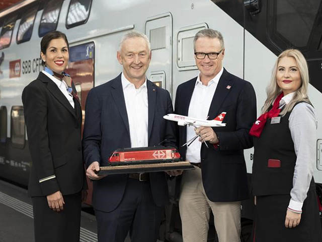 Swiss relie Genève à Zurich – en train 74 Air Journal
