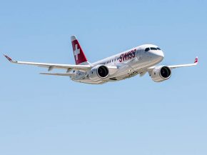 La compagnie aérienne Swiss International Air Lines a inauguré lundi une nouvelle liaison entre Zurich et Bordeaux, et relancé 