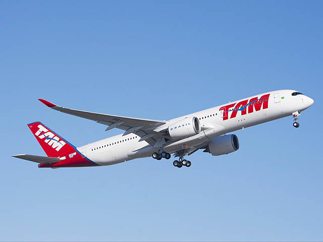 air-journal_TAM Brazilian A350-900 premier vol