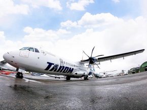 La compagnie aérienne TAROM a accueilli à Bucarest le premier des neuf ATR 72-600 commandés en juin dernier à la société de 