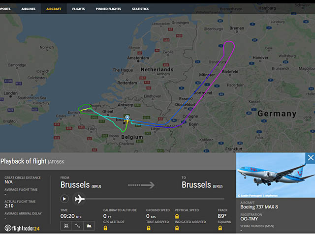 Un Boeing 737 MAX vole en Belgique 30 Air Journal