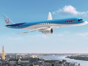 
Le TUI Group a sélectionné l’Embraer E195-E2 pour la flotte de la compagnie aérienne low cost TUI Fly Belgium, trois apparei