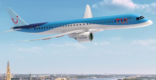 
Le TUI Group a sélectionné l’Embraer E195-E2 pour la flotte de la compagnie aérienne low cost TUI Fly Belgium, trois apparei