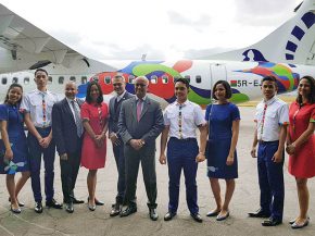 La nouvelle compagnie aérienne Tsaradia a officiellement été lancée mardi à Madagascar, où elle reprend l’intégralité du