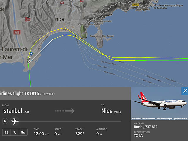 air-journal_Turkish Airlines Nice@Flightradar24