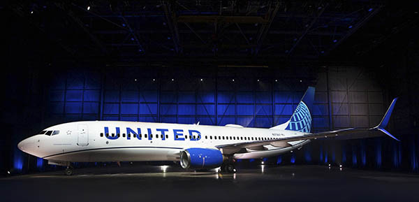 United Airlines : pas d’or dans la nouvelle livrée (photos) 1 Air Journal