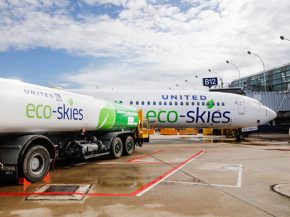 La compagnie aérienne United Airlines a opéré mercredi le vol commercial   le plus respectueux de l environnement de l hi