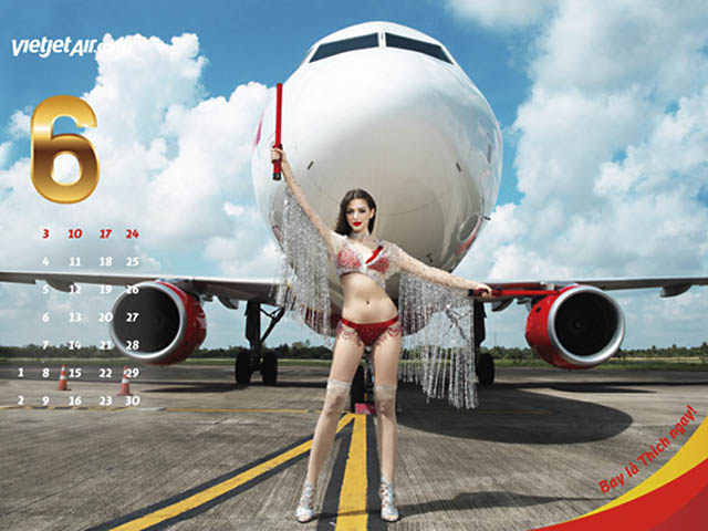 Calendier 2018 : les bikinis de VietJet Air sont de retour 3 Air Journal