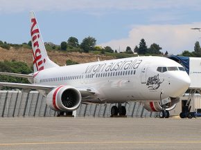 
La compagnie aérienne Virgin Australia a finalement pris possession du premier des huit Boeing 737 MAX 8 att