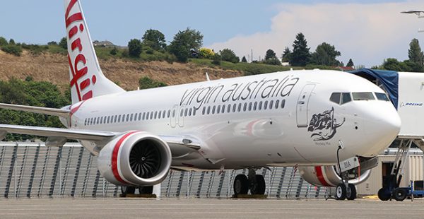 
La compagnie aérienne Virgin Australia a finalement pris possession du premier des huit Boeing 737 MAX 8 att