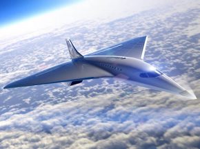 Virgin Galactic a présenté un projet d’avion capable de transporter entre 9 et 19 passagers à Mach 3, ce qui rendrait possibl