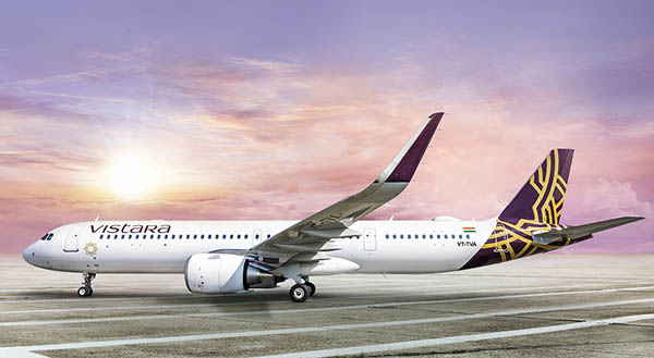Premier Airbus A321neo pour Vistara 1 Air Journal