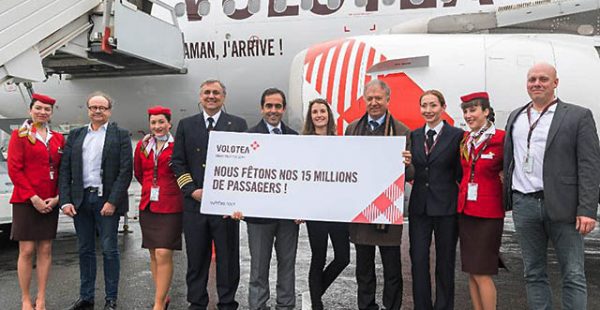 La compagnie aérienne low cost Volotea a célébré hier à Nantes son 15-millionième passager transporté depuis le lancement d