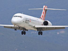
La compagnie aérienne low cost Volotea a effectué ses derniers vols en Boeing 717, sa flotte ne comportant désormais plus que 
