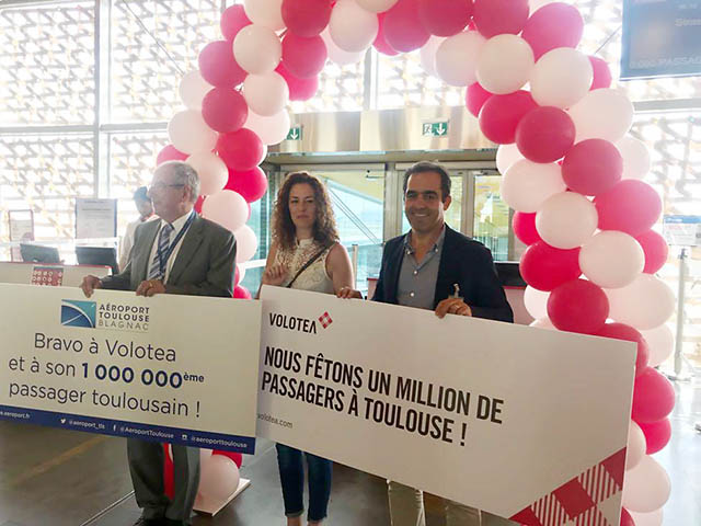 Volotea fête son millionième passager à Toulouse 1 Air Journal