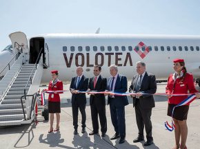 Un mois après l’inauguration de sa base à Marseille, la compagnie aérienne low cost Volotea a inauguré deux nouvelles liaiso