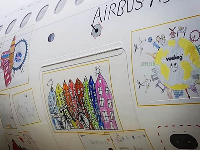 Vueling : A320neo décoré et vidéo de sécurité par les enfants 1 Air Journal