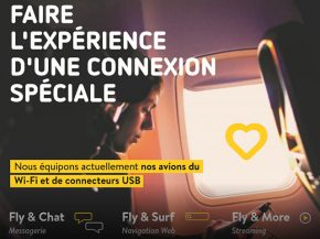 La compagnie aérienne low cost Vueling Airlines équipe progressivement sa flotte du Wifi haut débit dans ses avions, cinq Airbu