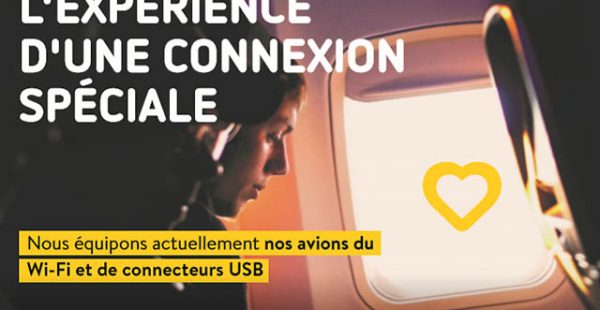 La compagnie aérienne low cost Vueling Airlines équipe progressivement sa flotte du Wifi haut débit dans ses avions, cinq Airbu
