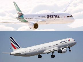 L’accord de partage de codes entre la compagnie aérienne Air France et la low cost canadienne WestJet portera à partir du mois