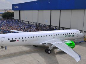Embraer a livré hier le premier exemplaire de sa nouvelle famille E2, un E190-E2, à la compagnie aérienne Wideroe. Iberia a de 