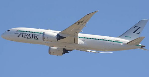 
La compagnie aérienne low cost ZIPAIR Tokyo a inauguré une nouvelle liaison entre Tokyo et Los Angeles, sa cinquième