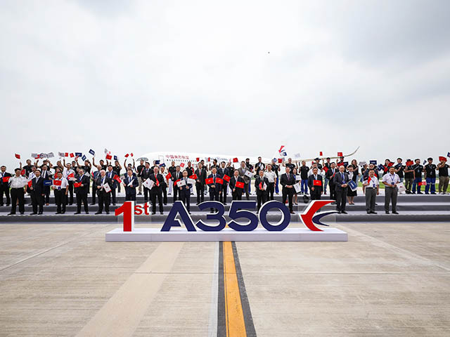 Airbus A350 : livré depuis la Chine, dévoilés au Japon et à Taïwan (vidéo) 3 Air Journal