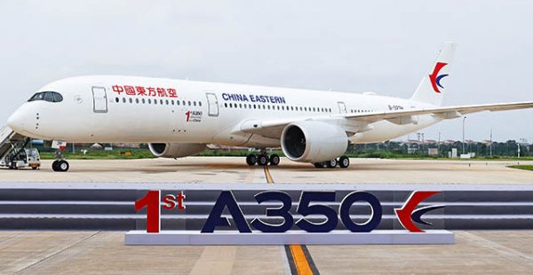
Airbus a livré hier pour la première fois un A350 depuis son C&DC de Tianjin en Chine, à la compagnie aérienne China East