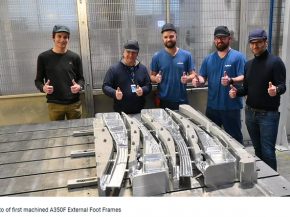 
Airbus a officiellement lancé la production de son futur avion cargo A350F, avec la production à Nantes des premières pièces 