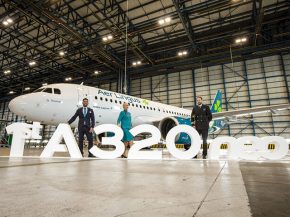 
La compagnie aérienne Aer Lingus déploie mercredi pour la première fois un Airbus A320neo, entre Dublin et Londres. Air Corsic