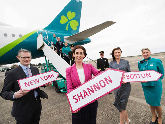 Aer Lingus : transatlantique à Shannon, promotion en France 42 Air Journal