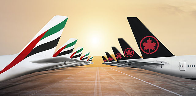 Un partenariat stratégique pour Air Canada et Emirates 97 Air Journal