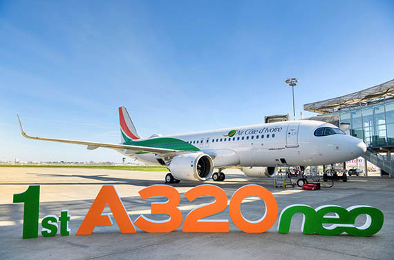 Air Côte d’Ivoire / la compagnie aérienne accueille son nouveau Airbus A320 Neo